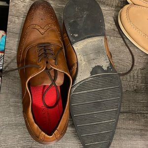 Alfani brown dress shoes